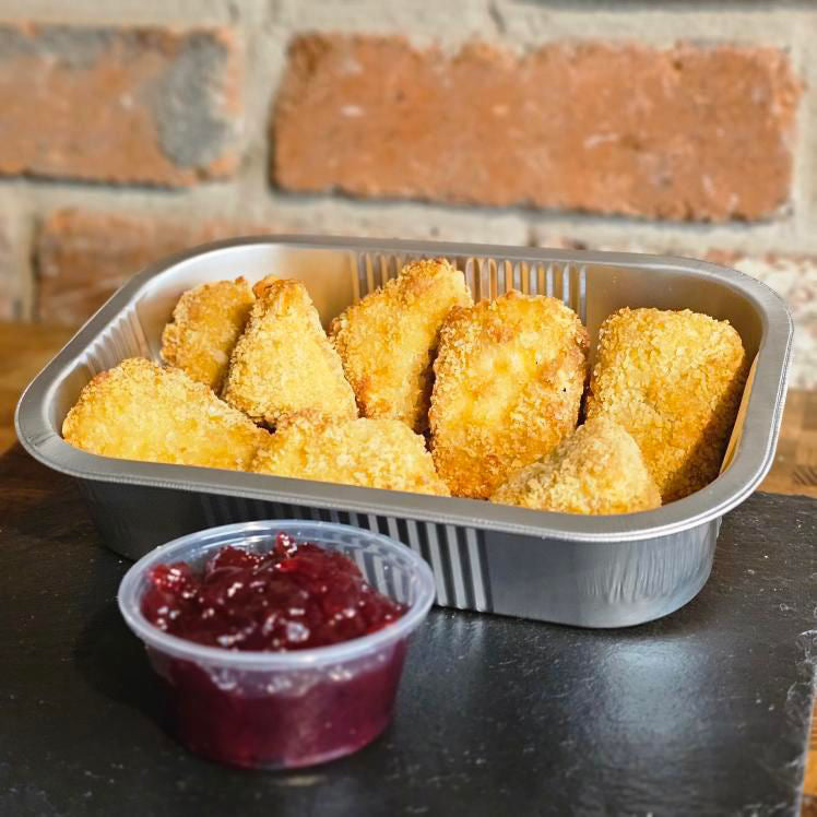 Brie Bites with Cranberry Sauce