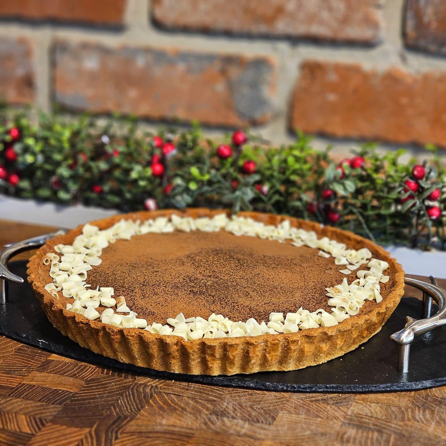 Salted Caramel & Belgium Chocolate Tart