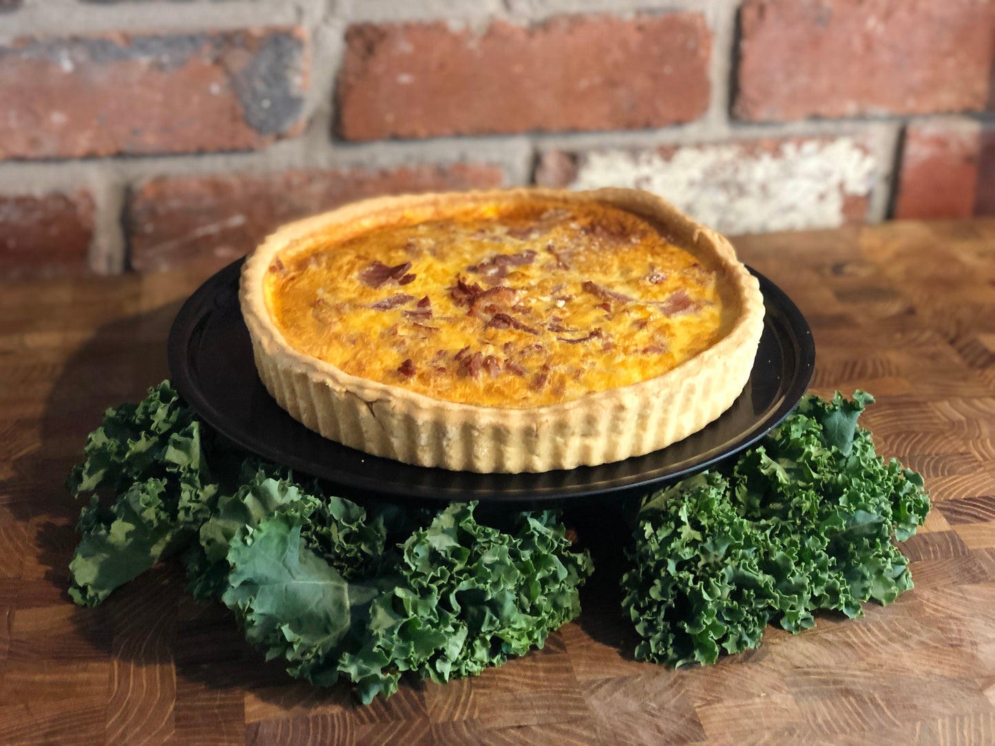 Large Cheese & Ham Quiche