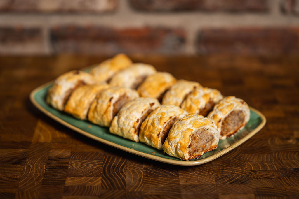 Cocktail Pork Sausage Rolls (Pack of 12)